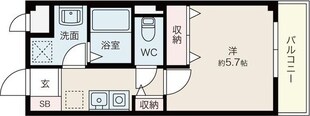 ルクール江坂の物件間取画像